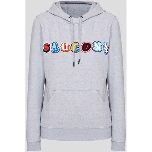 Худи Saucony Resred Hoody (800343-LGHFP) 40 серый с капюшоном: Вид Худи