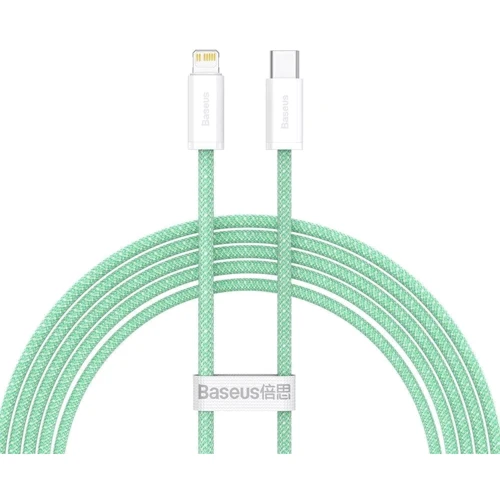 Кабель Baseus Cable USB-C to Lightning Dynamic 20W 2m Green (CALD000106)