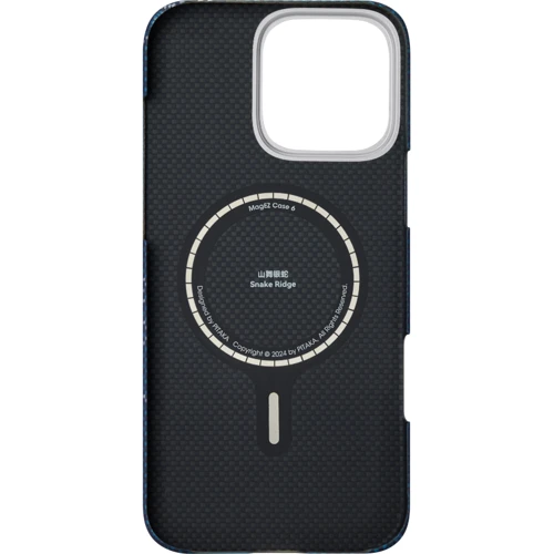 Чехол для iPhone Pitaka Snake Ridge Tactile Woven Case Snowy Day for iPhone 16 Pro Max: Материалы Арамид