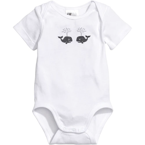 Боди H&M 1473397 92 белое