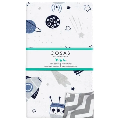 Пододеяльник детский Cosas Space grey 110х140 (4822052027219): Количество единиц 1 эл.