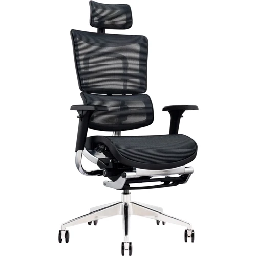 Офісне крісло GT Racer X-802L Black (W-21): Тип для керівників