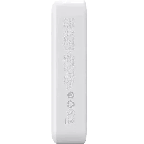 Внешний аккумулятор Baseus Power Bank 10000mAh Mini Magnetic Wireless 20W White (PPCX070002): Особенности Компактный размер, Индикатор заряда, Поддержка MagSafe