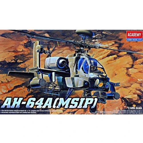 Модель Academy Вертолет AH-64A "Apache" (AC12262)