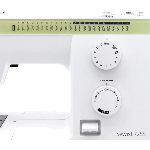 Швейная машина Janome Sewist 725s: Максимальная длина стежка, мм 4