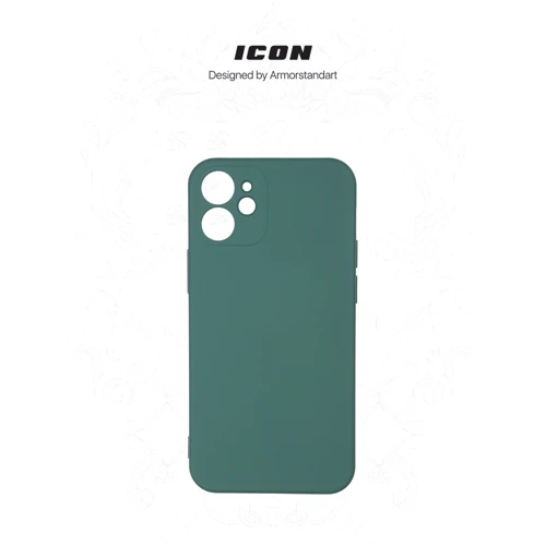 Чохол для iPhone ArmorStandart ICON Case Pine Green (ARM57484) for iPhone 12 mini: Матеріали силікон