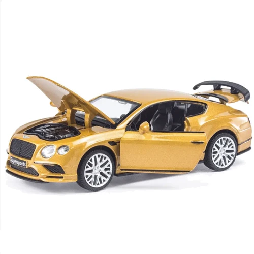 Машинка АвтоПром Bentley Continental GT Supersports 1:32 (68434): Матеріал пластик, метал