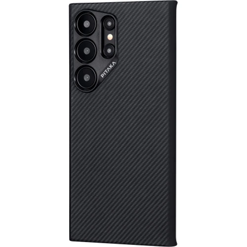 Чехол для телефонов Pitaka MagEZ Case 4 Twill Black/Grey (KS2401U) for Samsung S928 Galaxy S24 Ultra: Совместимость Samsung S928 Galaxy S24 Ultra
