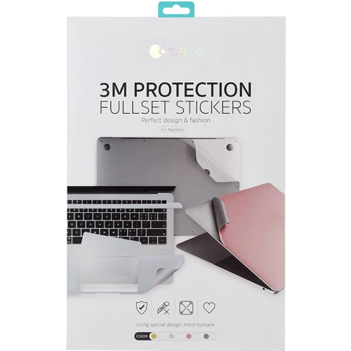 COTEetCI Fuselage Film Set Grey (MB1096-GY) for MacBook Pro 13" M1 / Pro 13" M2: Тип аксессуара защитная пленка