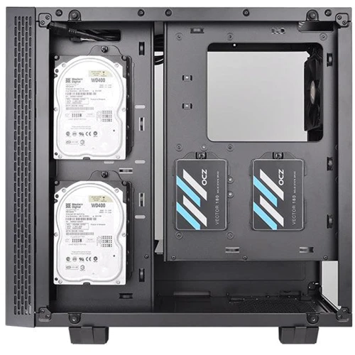 Корпус Thermaltake View 21 Tempered Glass Edition (CA-1I3-00M1WN-00): Матеріал передній панелі сталь