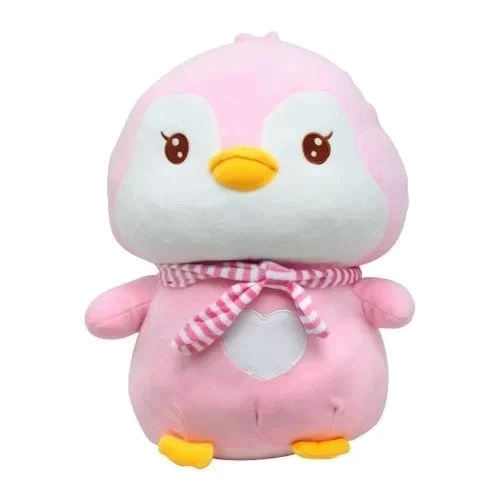 Мягкая игрушка Копиця Пингвин Айси розовый 38 см (21541)
