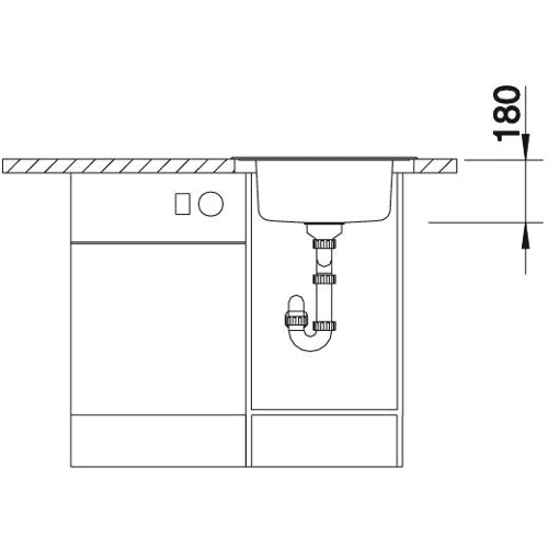 Blanco Rondoval 513313: Габариты чаши (ШxГxВ), см 39 x 39 x 18