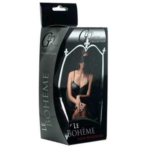 Маска на глаза Le Boheme Satin Blindfold, черный