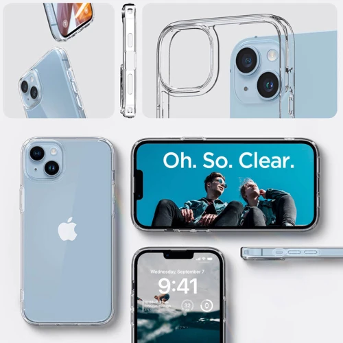 Чехол для iPhone Spigen Crystal Hybrid Crystal Clear (ACS04653) for iPhone 14 Plus фото 14