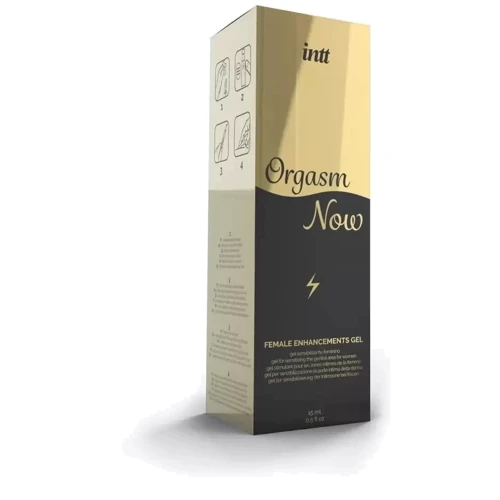 Возбуждающий гель с вибратором Intt Orgasm Now (15 мл)