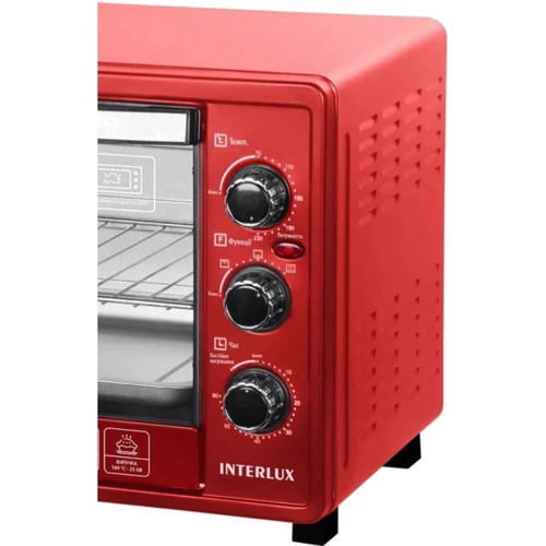 Электродуховка настольная Interlux ILEO 0038 R: Объем, л 38