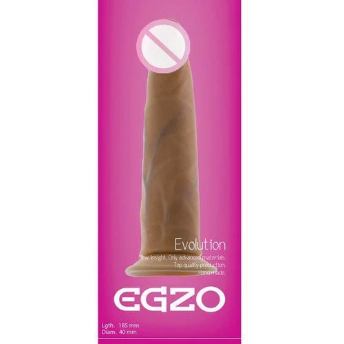 Фаллоимитатор на присоске Egzo G1840 18.5x4 см