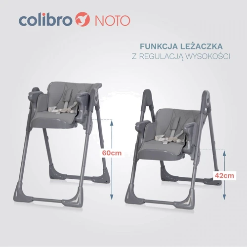 Стул для кормления Colibro Noto Onyx графит (CCN-11-13) фото 8