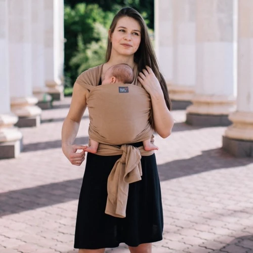 Слінг-шарф Love & Carry Organic Мигдаль коричневий (LC430)