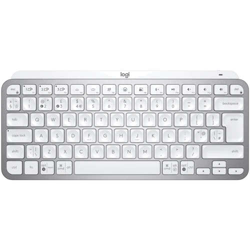 Клавіатура Logitech MX Keys Mini Minimalist UA Pale Grey (920-010499)