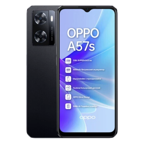 Смартфон Oppo A57s 64GB Starry Black Approved Витринный образец: Встроенная память 64 ГБ