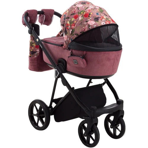 Коляска 2 в 1 Adamex Porto Flowers-2 фото 7