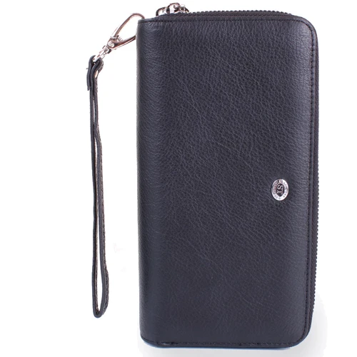 Чоловічий гаманець ST Leather Accessories чорний (NST127-black): Країна виробник Україна