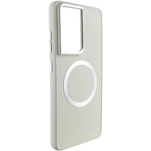 Чехол для телефонов TPU Case Bonbon Metal Style with MagSafe White for Samsung S928 Galaxy S24 Ultra: Тип накладка на заднюю часть