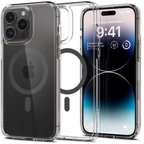 Чехол для iPhone Spigen Ultra Hybrid MagFit Graphite (ACS04970) for iPhone 14 Pro