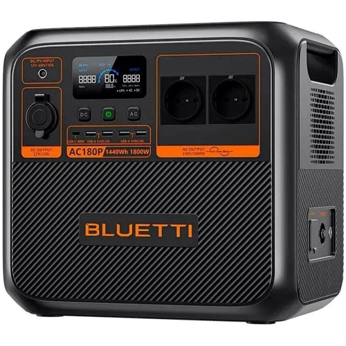 Зарядная станция Bluetti AC180P-P1 1440Wh 1800W: Емкость аккумулятора, Вт/ч 1440