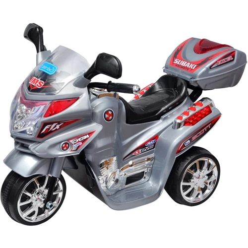 Электромобиль-мотоцикл Bambi F938 Серый (M0567/F938-11): Вид мотоцикл