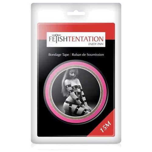 Скотч для бондажа Fetish Tentation Fuchsia (15м)