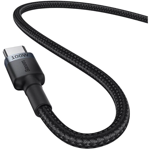 Кабель Baseus Cable USB-C to USB-C Cafule (2pcs) 100W 2m Gray/Red (P10318306003-01) фото 5