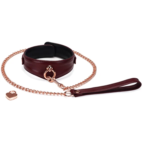 Ошейник с поводком Liebe Seele Wine Red Curved Collar: Производитель Liebe Seele