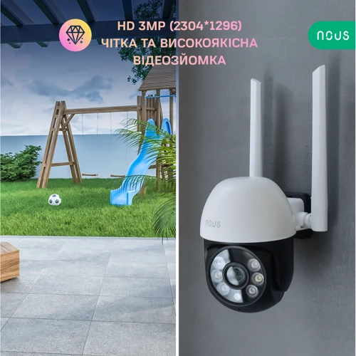 IP-камера видеонаблюдения Nous W6: Тип корпуса Корпусная