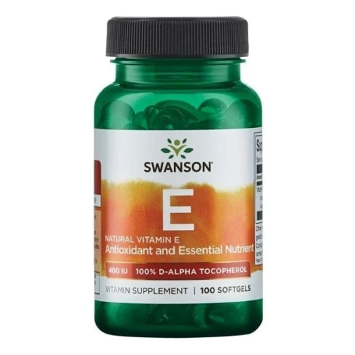 Swanson Vitamin E Natural 400 IU Витамин Е 100 гелевых капсул