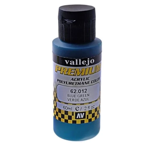 Краска Vallejo акрил-полиуретановая "Premium Color", голубовато-зеленый VLJ62012: Производитель Vallejo