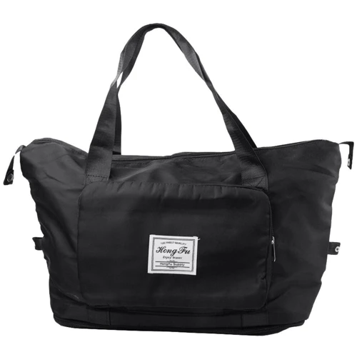 Женская дорожная сумка Valiria Fashion черная (5DETAA2636-black): Тип ручки С двумя ручками