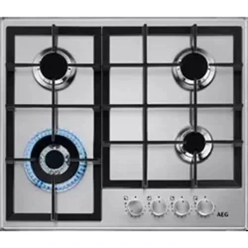 Варочная поверхность газовая AEG HGB64420SM: Количество конфорок 4
