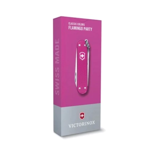 Мультитул Victorinox Classic SD Alox Colors Flamingo Party 58мм/5функций/рифленый розовый (0.6221.251G): Количество функций 5