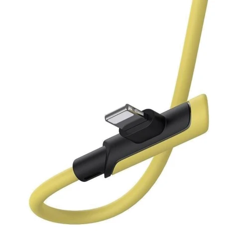 Кабель Baseus Cable USB-C to Lightning Colorful Elbow 18W 1.2m Yellow (CATLDC-A0Y) фото 3
