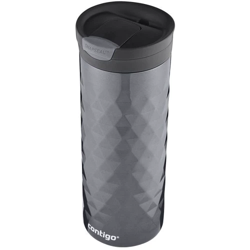 Термокухоль Contigo Kenton SnapSeal Stainless Steel Travel Mug 591 мл Gunmetal (2006114): Матеріал колби Нержавеющая сталь