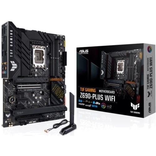 ASUS TUF GAMING Z690-PLUS WIFI: Оперативная память 4xDDR5 6500 МГц, до 128 ГБ