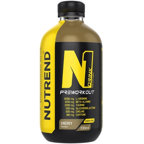 Предтренировочный комплекс Nutrend N1 Drink 330 ml / energy flavour