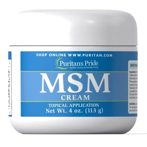 Puritan's Pride MSM Cream Крем з МСМ (метілсульфонілметаном) 113 г