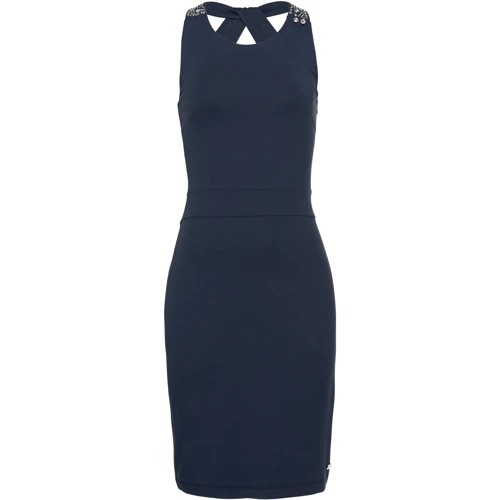 Платье Bruno Banani 81645640 54 синее вечернее до середины бедра: Фасон Футляр