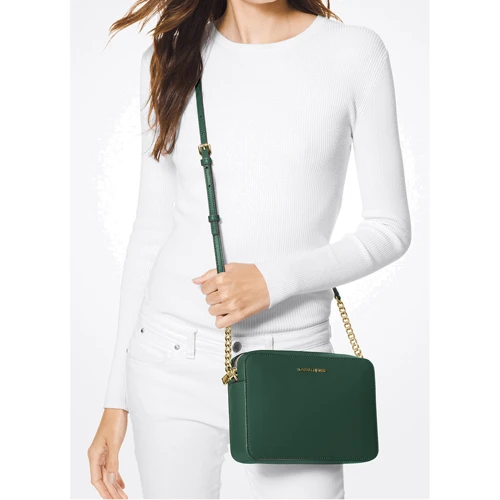 Женская сумка кросс-боди Michael Kors Jet Set Travel Large темно-зеленая (32S4GTVC3L309): Тип Сумки