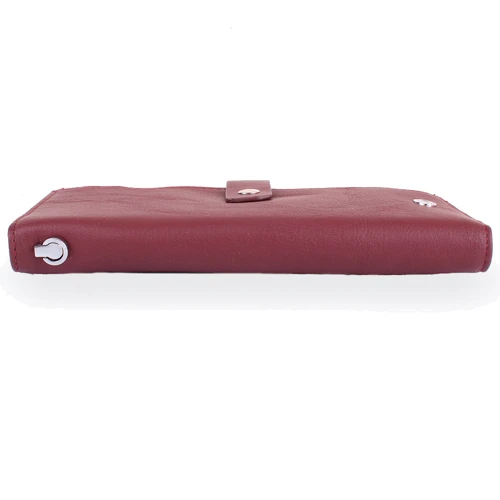 Жіночий гаманець ST Leather Accessories бордовий (NST420-dark-red): Формат гаманця горизонтальний