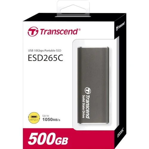Transcend ESD265C 500 GB Iron Gray (TS500GESD265C): Интерфейс подключения USB Type-C