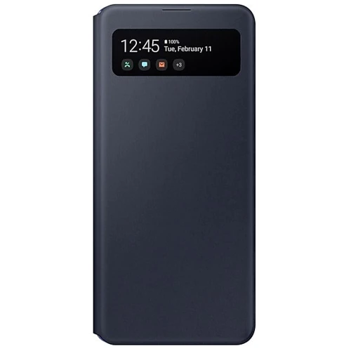 Чохол для телефона Samsung Wallet Cover View S Black (EF-EA415PBEGRU) for Samsung A415 Galaxy A41